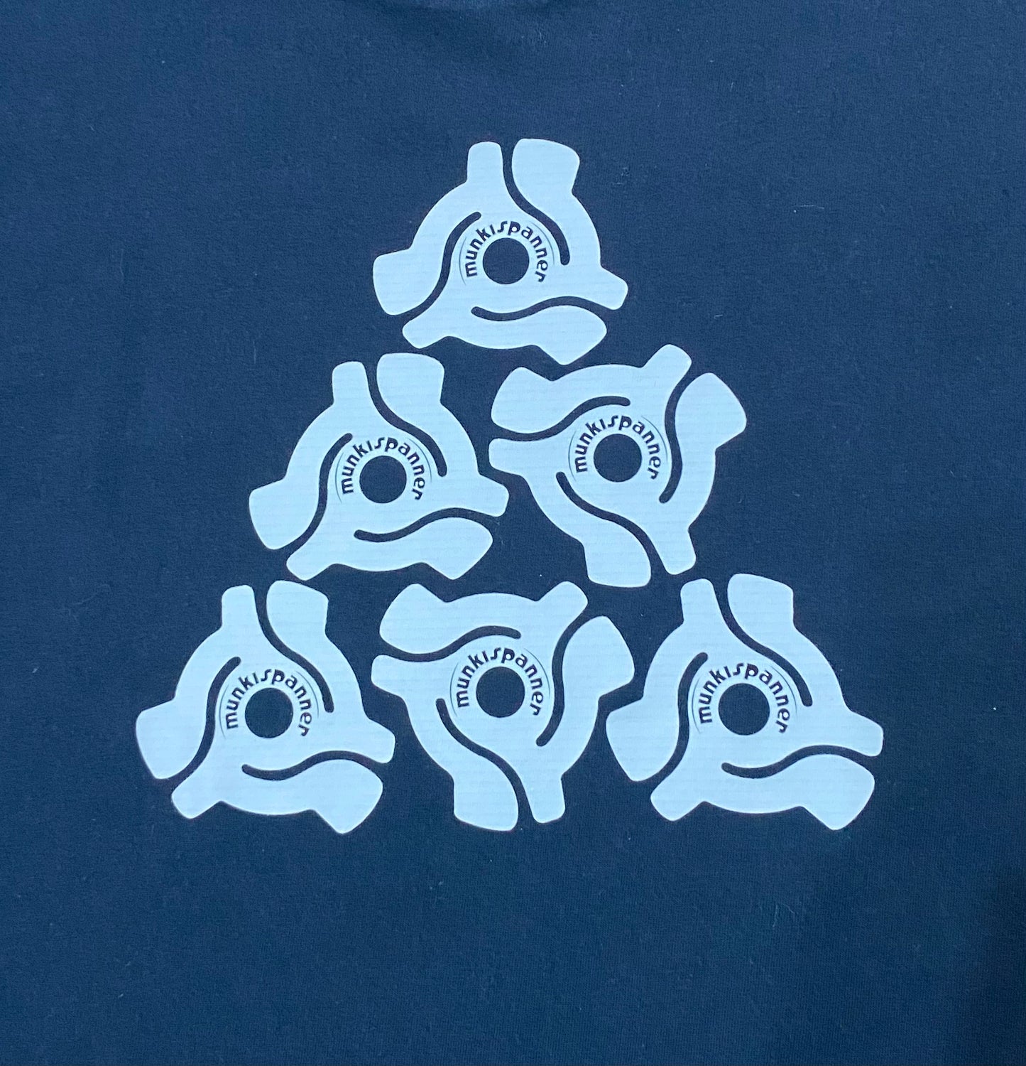 Munkispanner Men’s Navy 45rpm Adapter T-shirt Size L