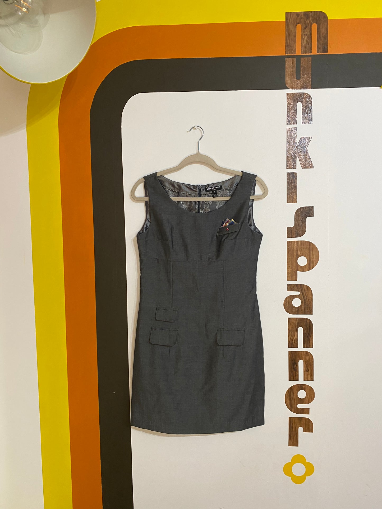 Sample Sale - Munkispanner Original Black/Grey Tonic Tank Dress