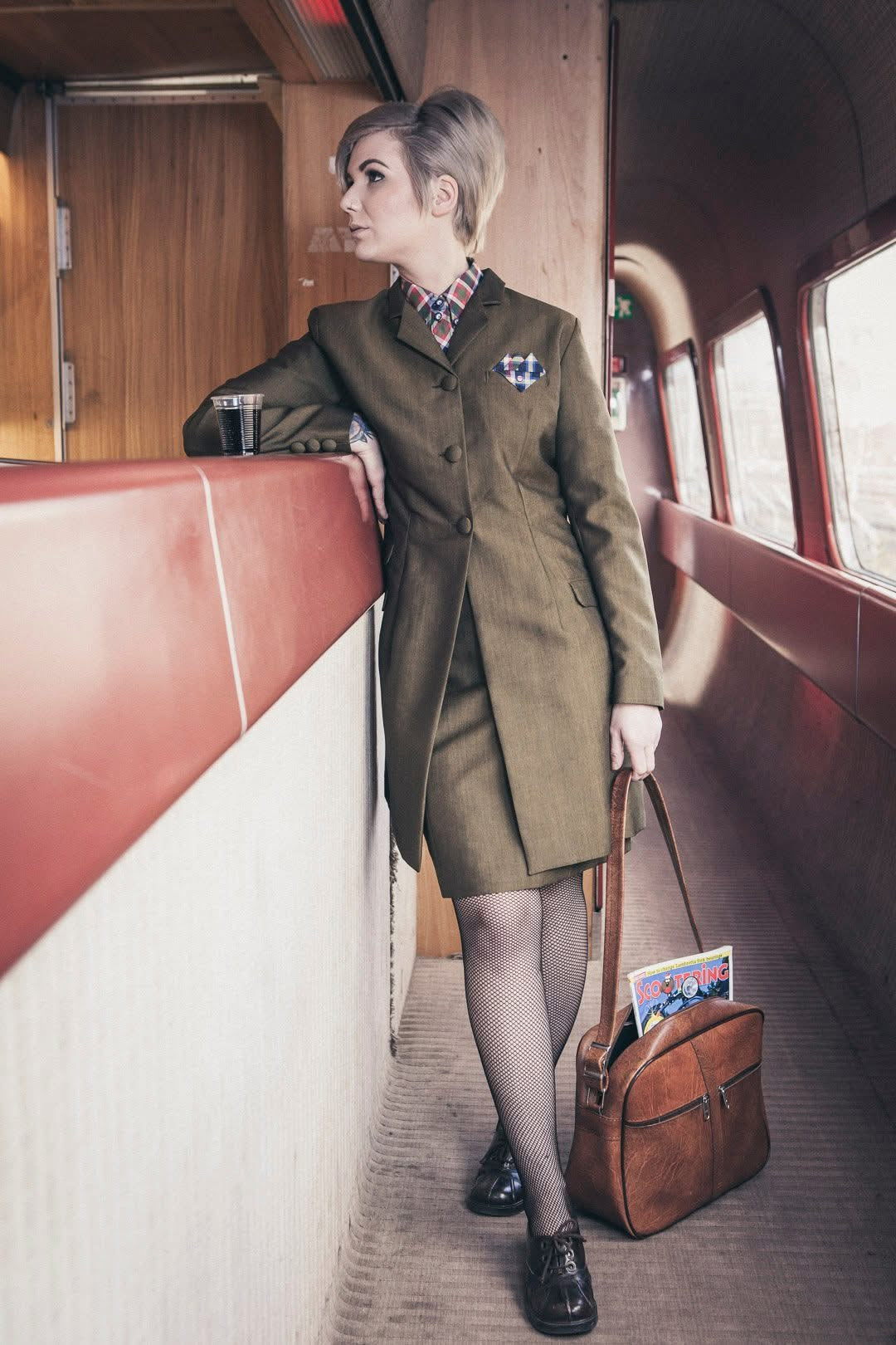 Made-to-Order 3/4 Length Tonic Suit. Munkispanner Original. Payment Options Available.