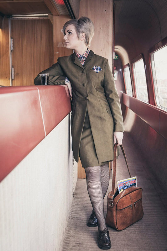 Made-to-Order 3/4 Length Tonic Suit. Munkispanner Original. Payment Options Available.