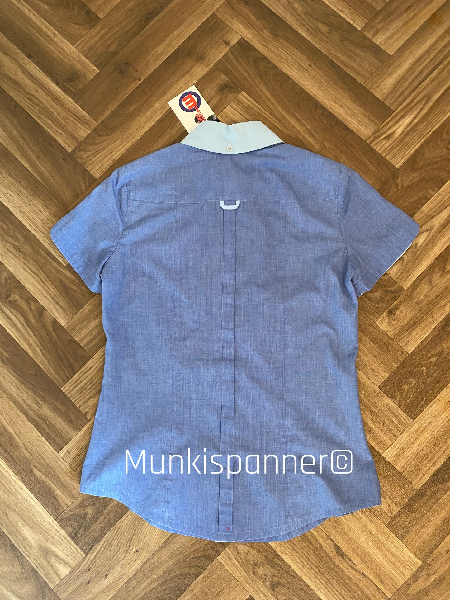 Sample Sale - Munkispanner Original Tonal Blue Mod Shirt