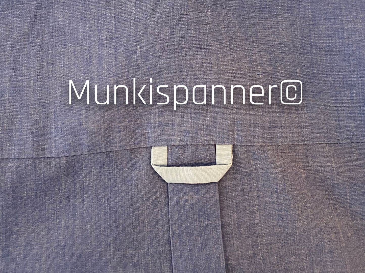 Sample Sale - Munkispanner Original Tonal Blue Mod Shirt